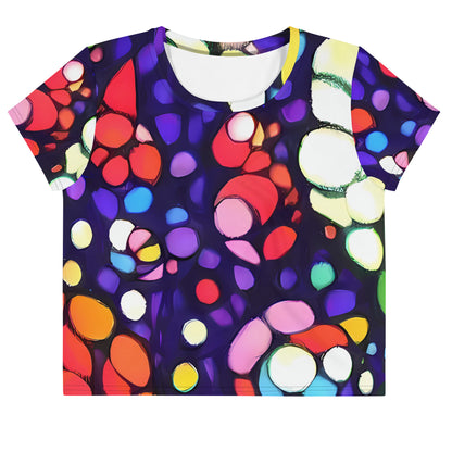 Women's Crop Tee - Bubble Fantasia