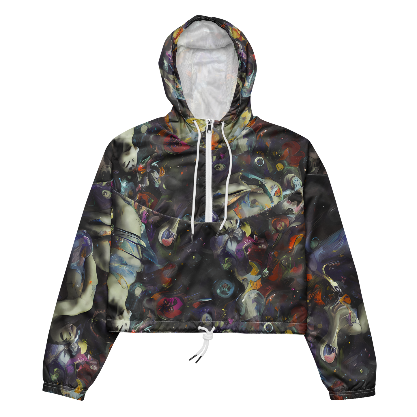 Women's Cropped Windbreaker - Dreamweaver's Canvas