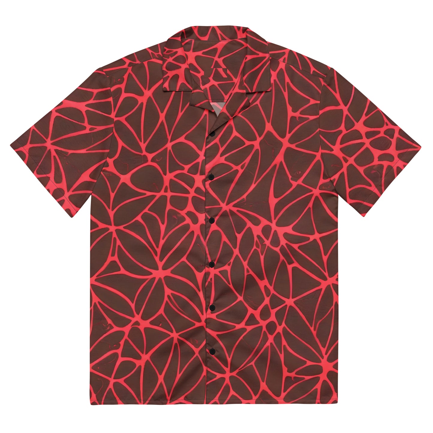 Button Shirt - Scarlet Vines