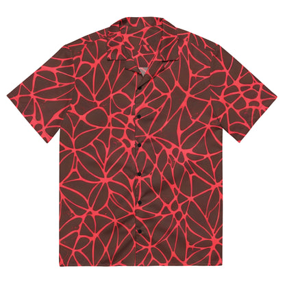 Button Shirt - Scarlet Vines