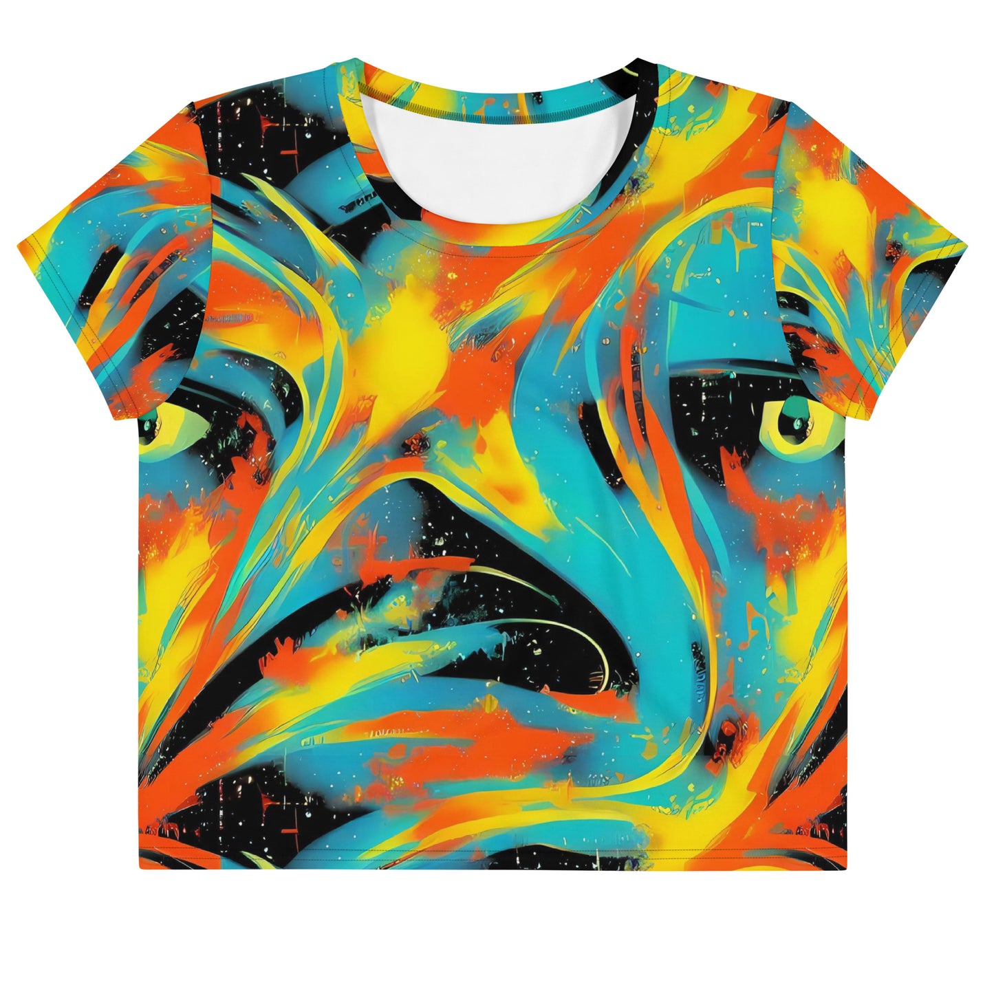 Crop Tee - Solar Swoosh