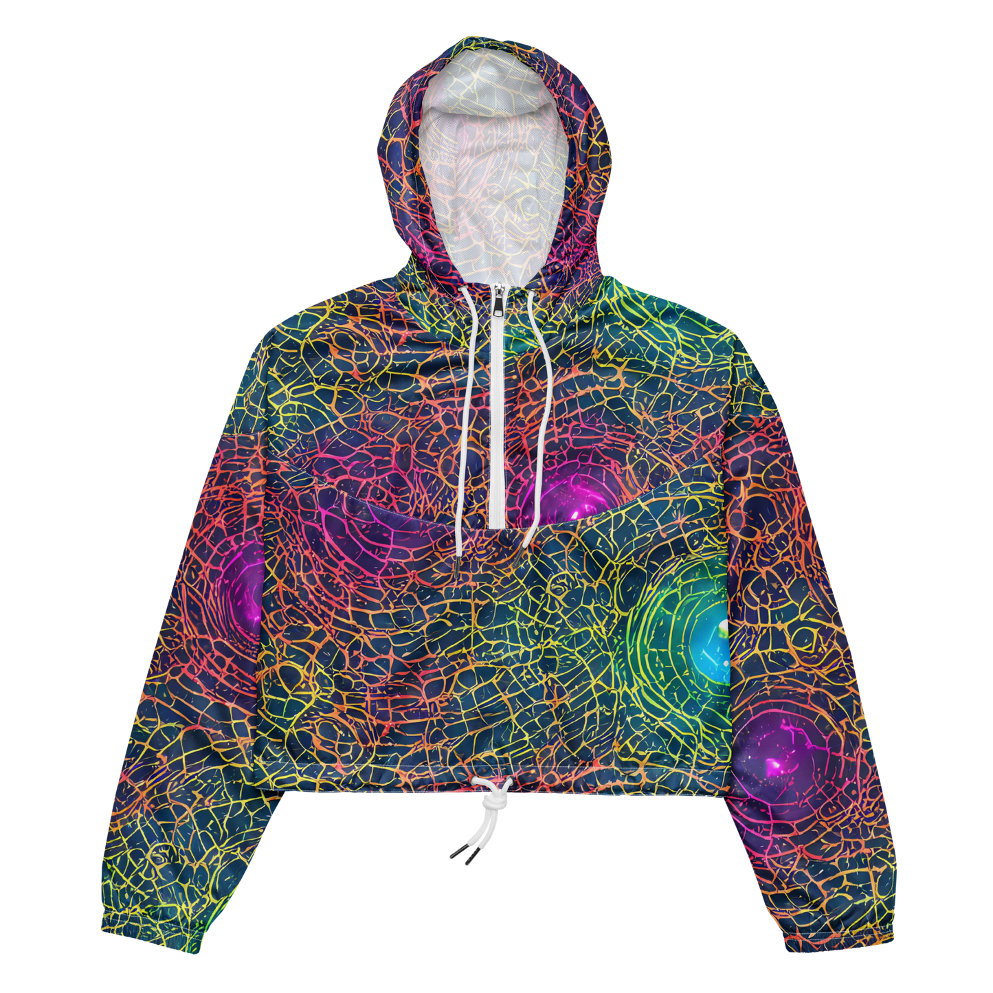 Women's Cropped Windbreaker - Velde Vortex