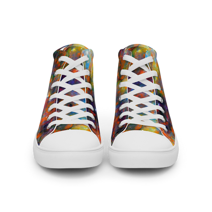 Women's High Top Canvas Shoes - Ephemeral Fantasy
