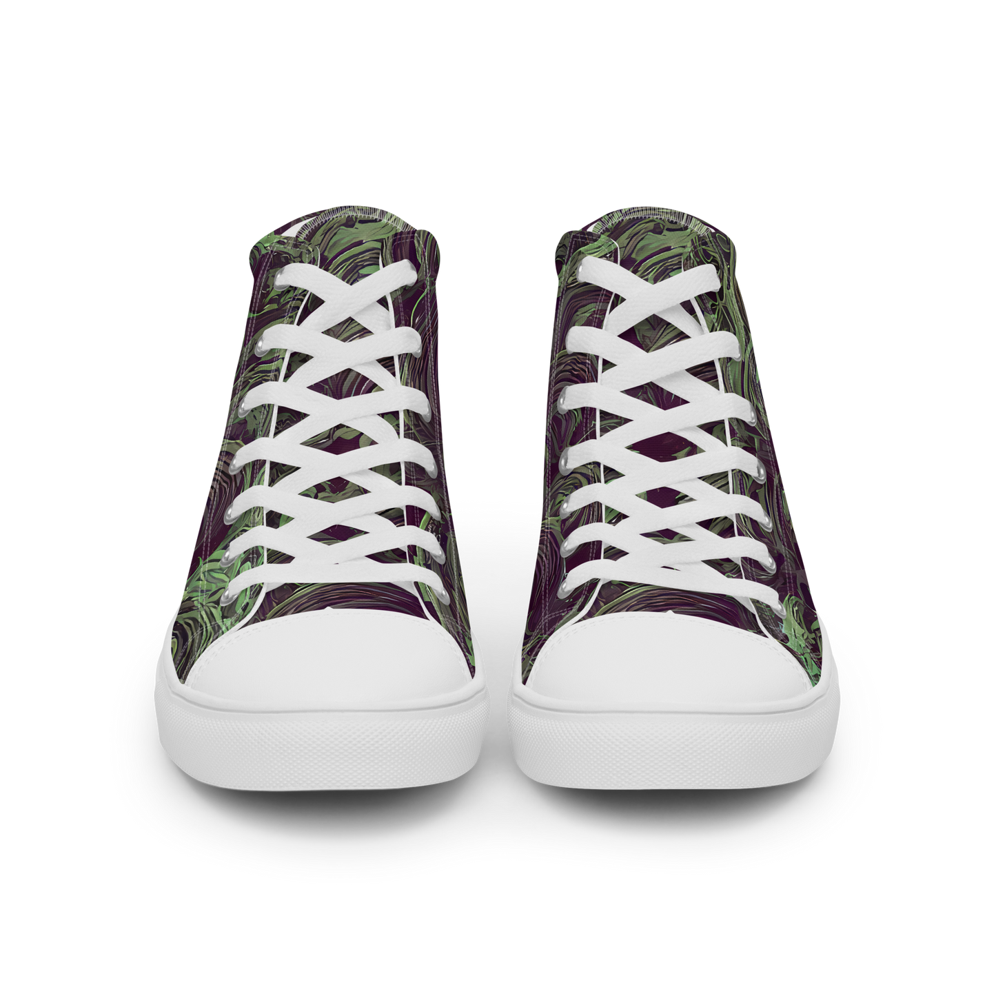 Women's High Top Canvas Shoes - Knab Whorls