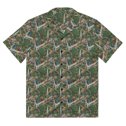 Button Shirt - Emerald Dynasty