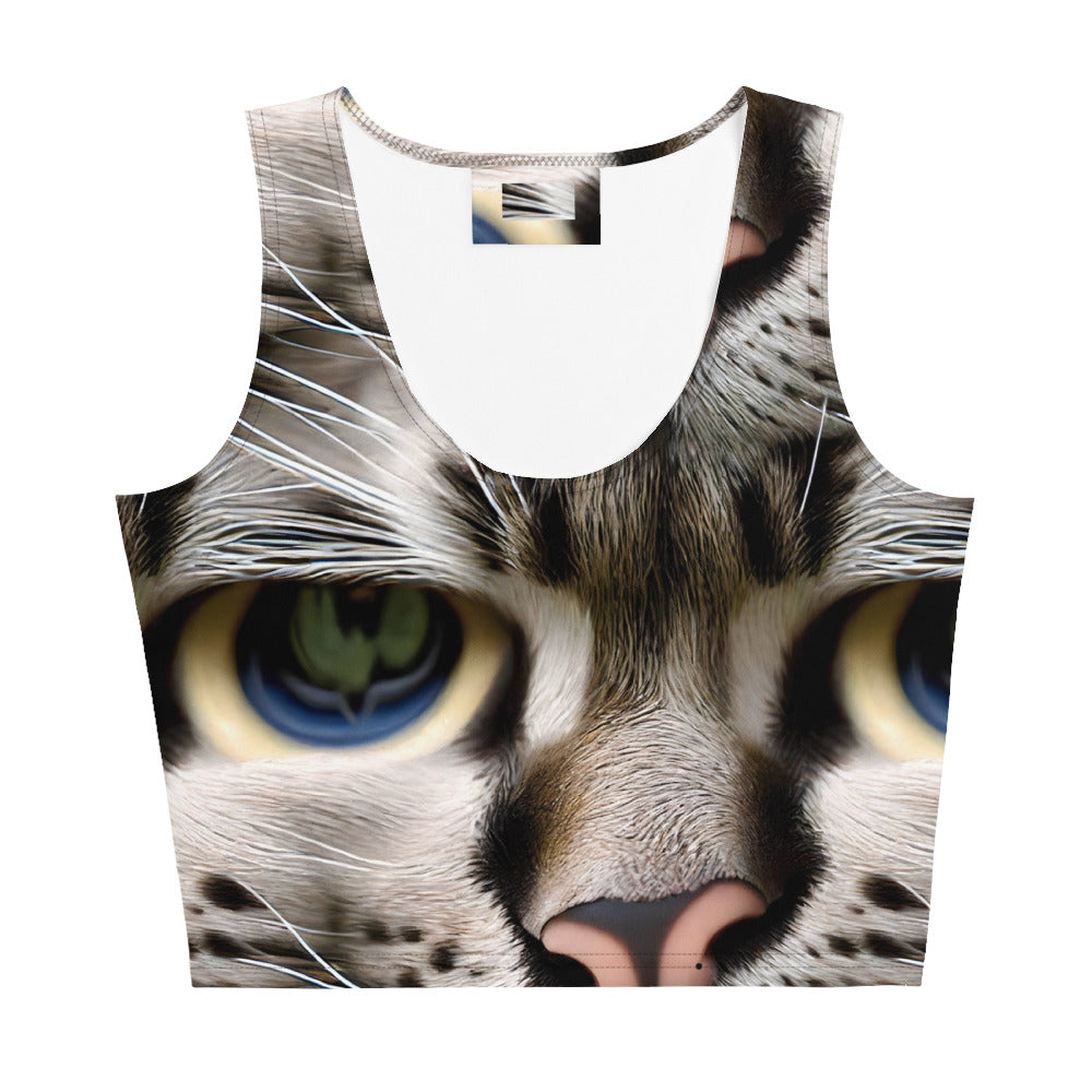 Crop Top - Feline Mirage