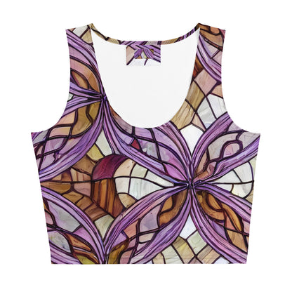 Crop Top - Stained Glass Whirl