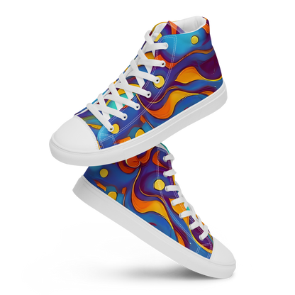 Women's High Top Canvas Shoes - Pelton Swirl