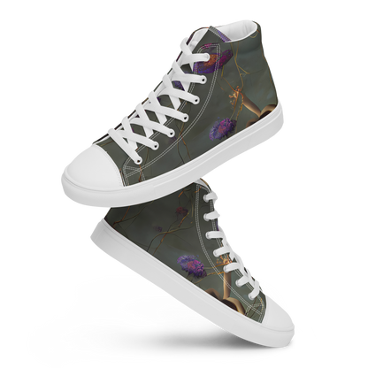 Women's High Top Canvas Shoes - Ethereal Bloom