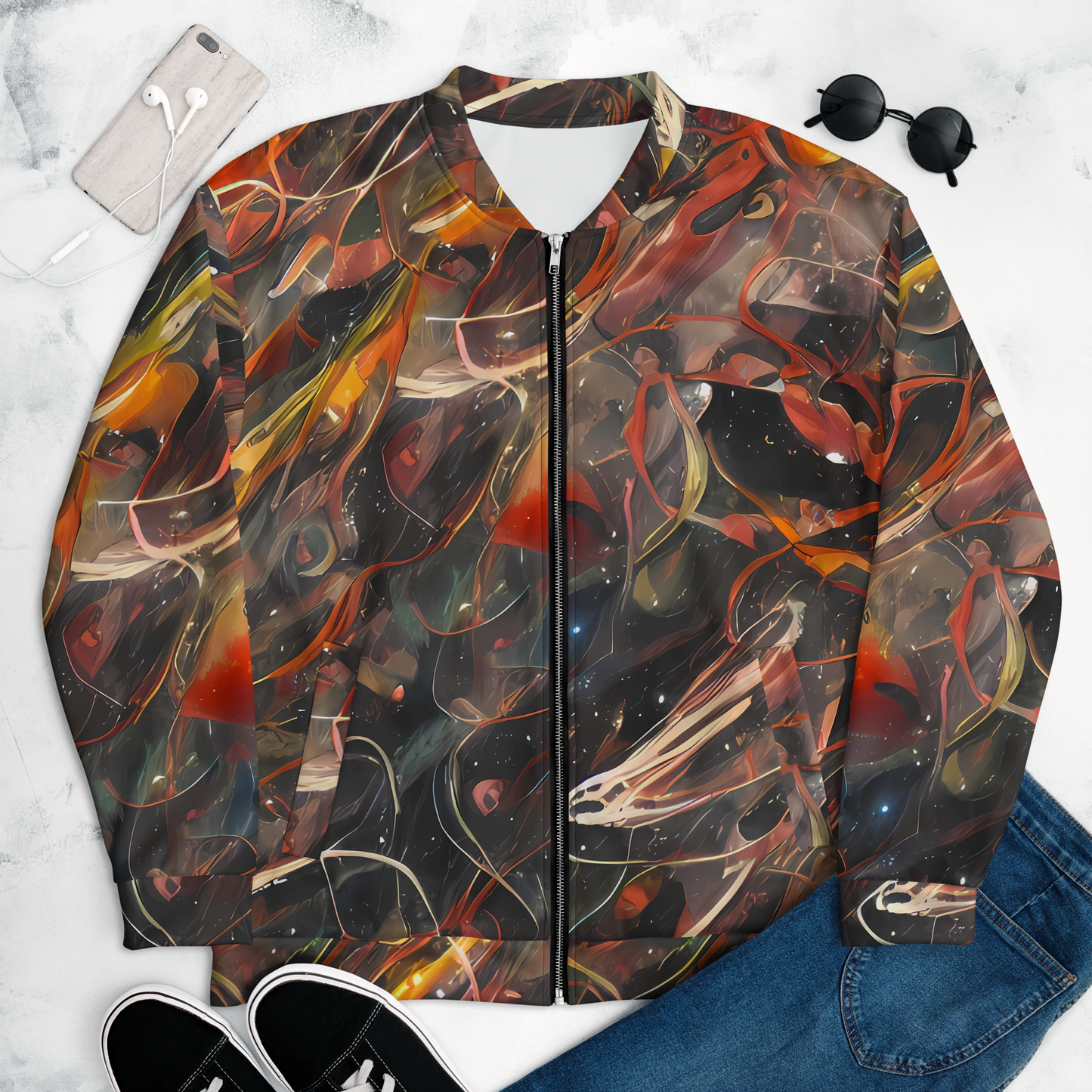 Bomber Jacket - Temporal Vortex