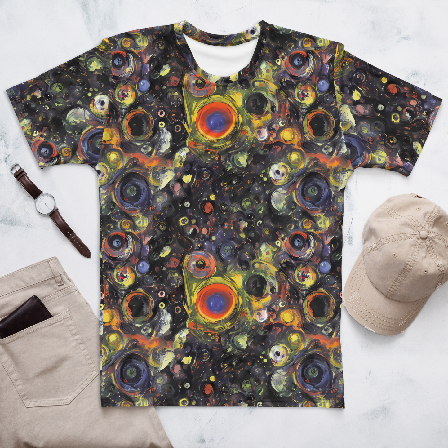 Men's Crew Neck T-Shirt - Stellar Spin