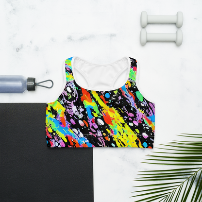 Sports Bra - Pollock Pulse