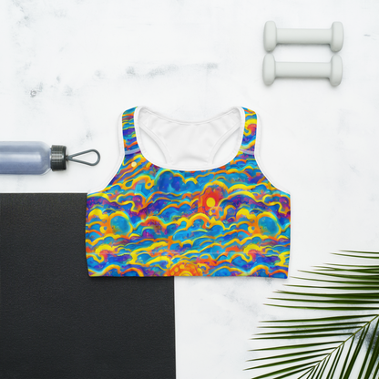 Sports Bra - Chroma Ripple