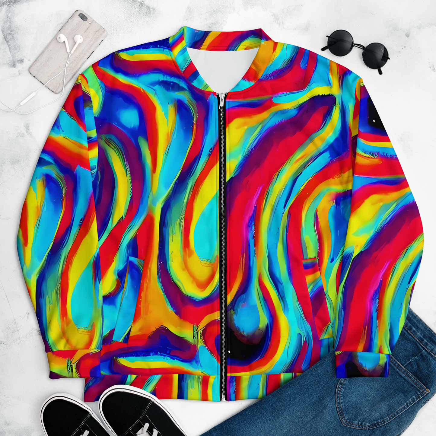 Bomber Jacket - Stael Swirls