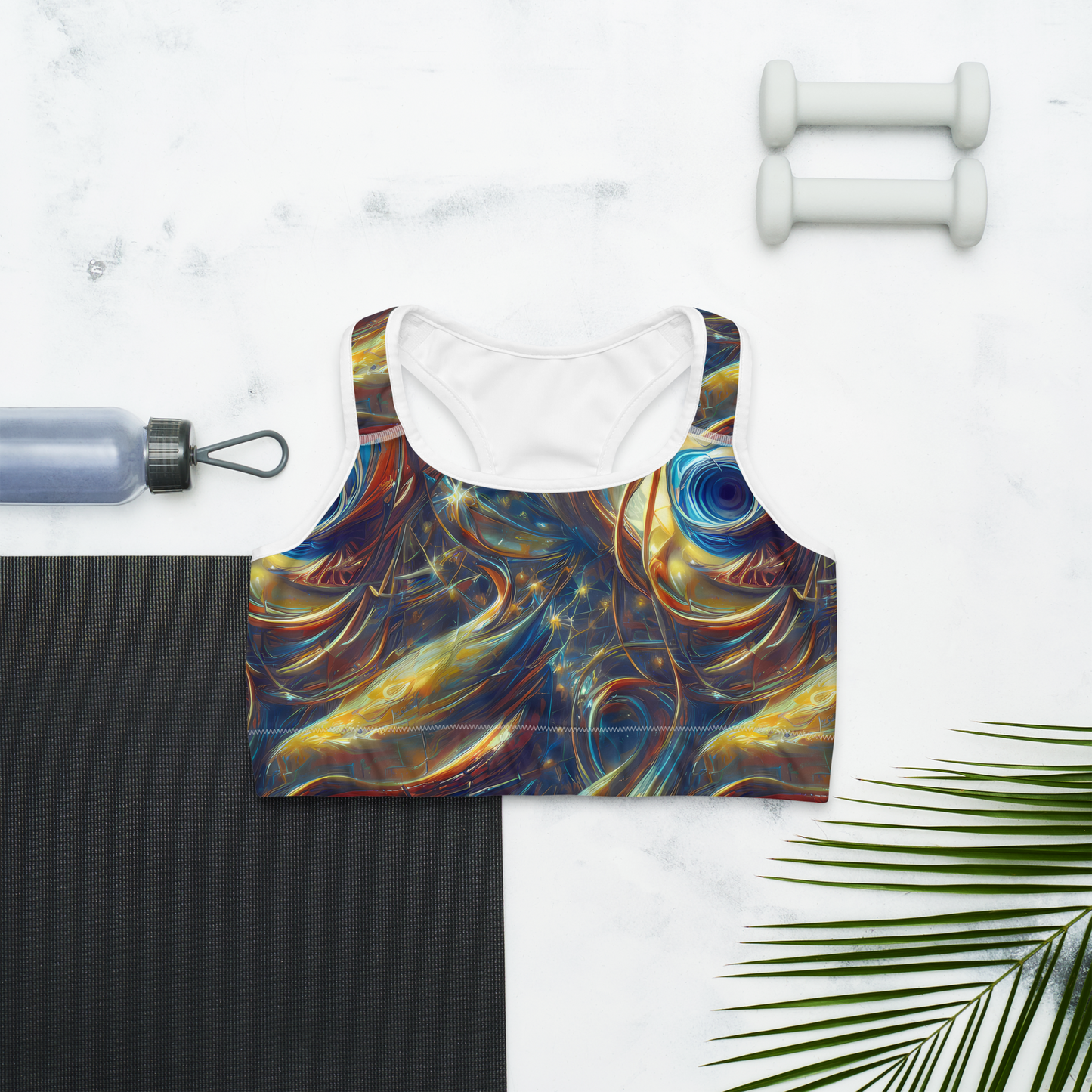 Sports Bra - Celestial Vortex