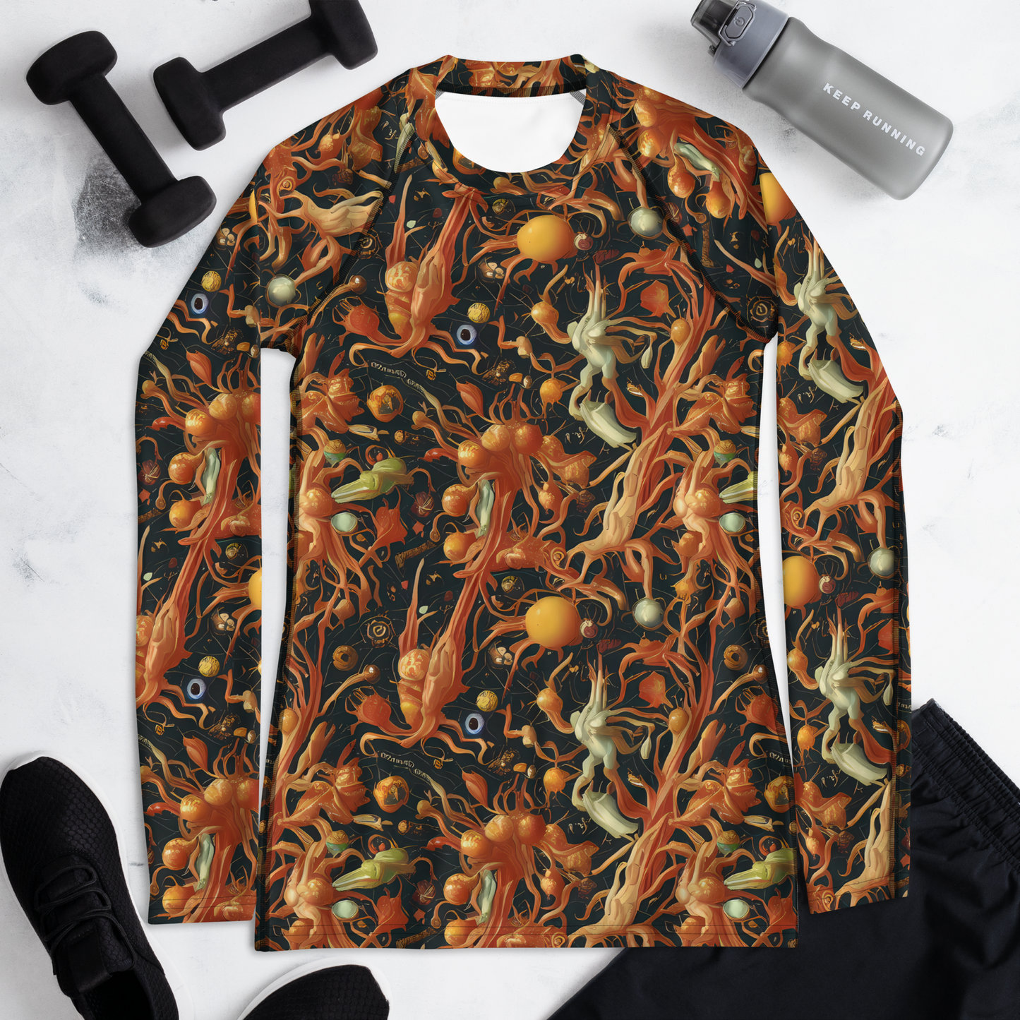 Women's Rash Guard - Bosschaert's Nebula