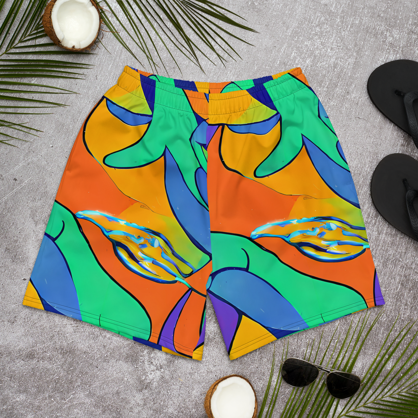 Men's Athletic Shorts - Archipenko Dream