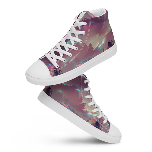 Women's High Top Canvas Shoes - Astral Illusions