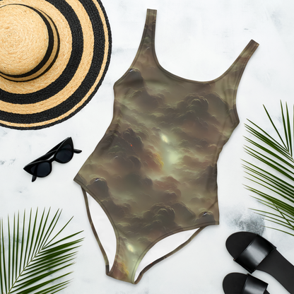 One-Piece Swimsuit - Celestial Dreamscape