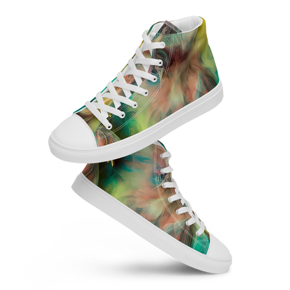 Men's High Top Canvas Shoes - Enchanted Fusion