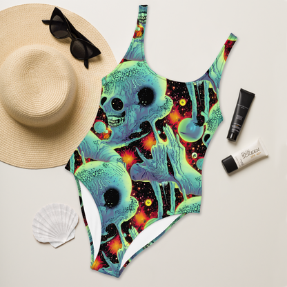 One-Piece Swimsuit - Galactic Grotesque