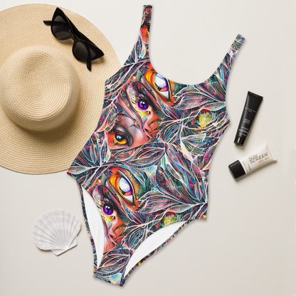 One-Piece Swimsuit - Prismatic Reverie