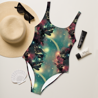 One-Piece Swimsuit - Galactic Serpent