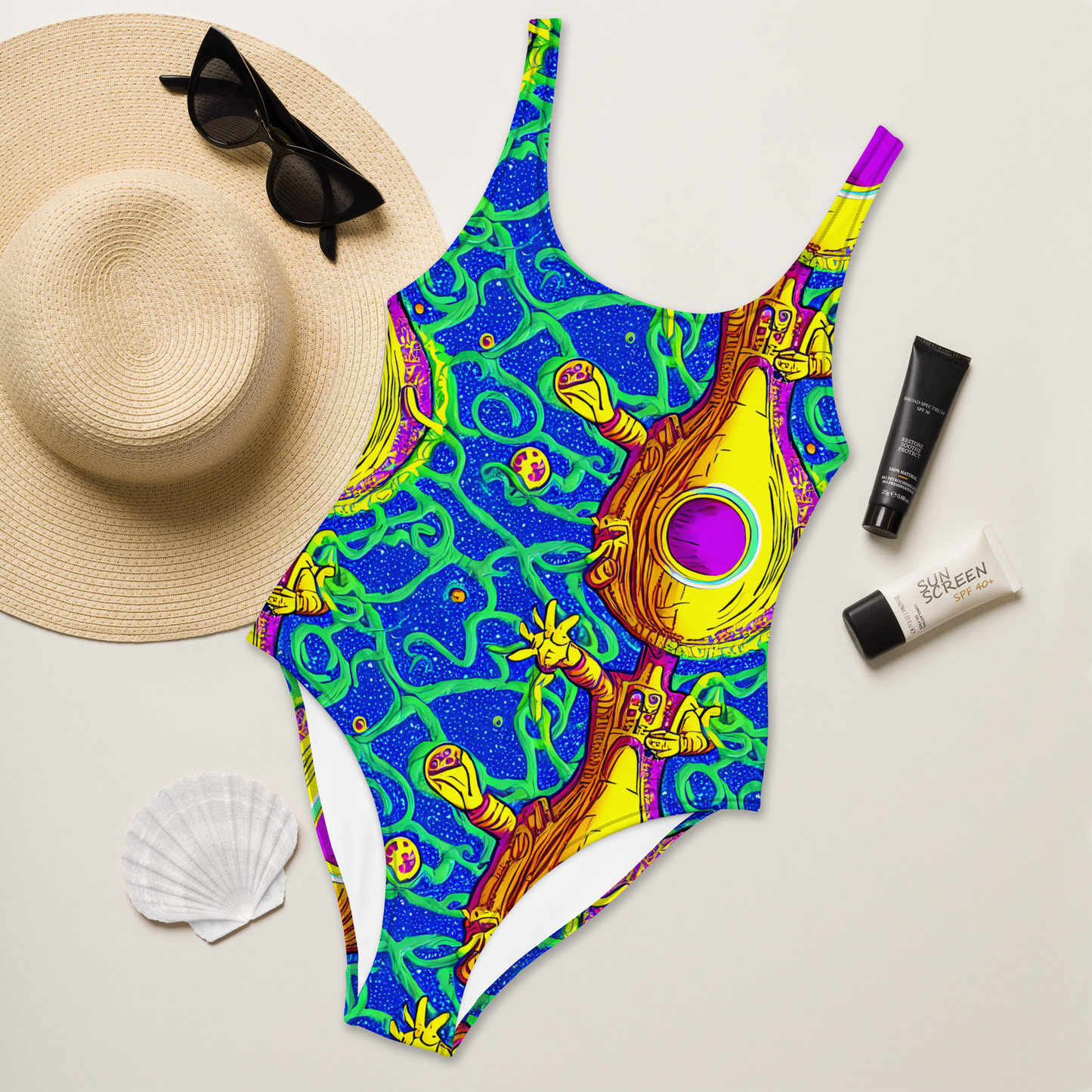 One-Piece Swimsuit - Sprawling Spectacle