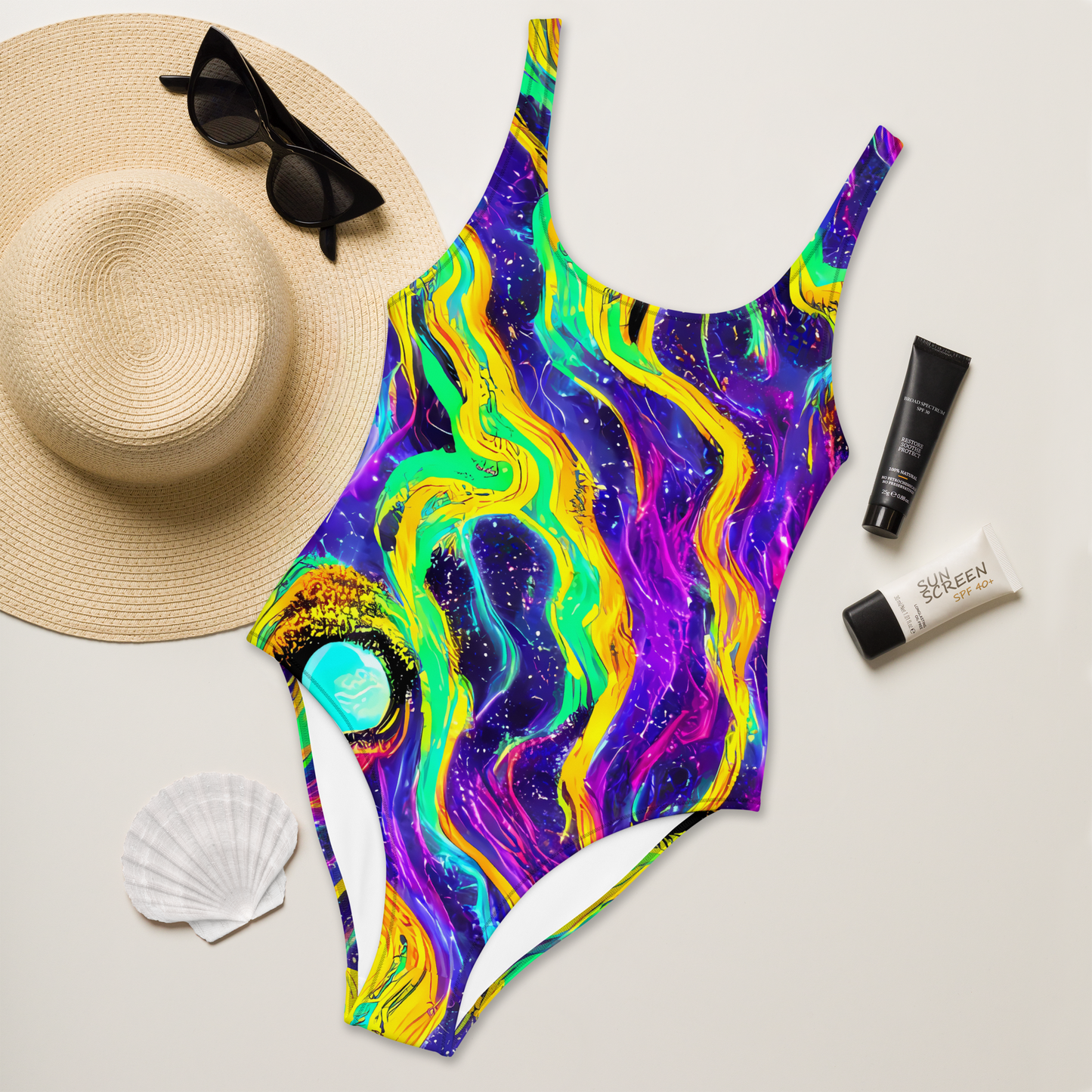 One-Piece Swimsuit - Jackson Swirl