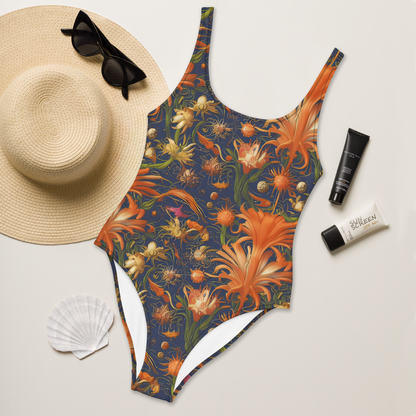 One-Piece Swimsuit - Stellar Blooms