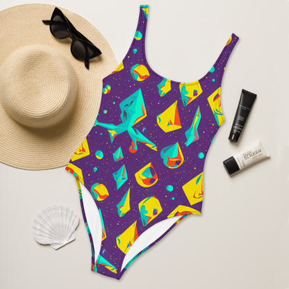 One-Piece Swimsuit - Cascading Prism