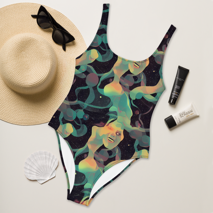 One-Piece Swimsuit - Astral Rhythms