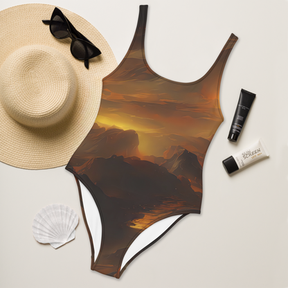 One-Piece Swimsuit - Sunset Shores