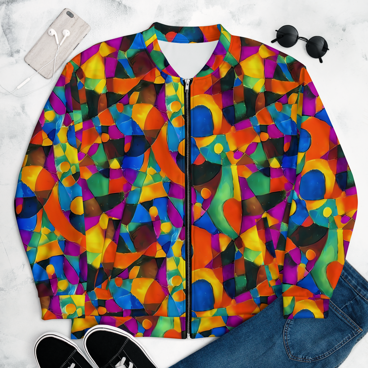 Bomber Jacket - Galactic Jigsaw