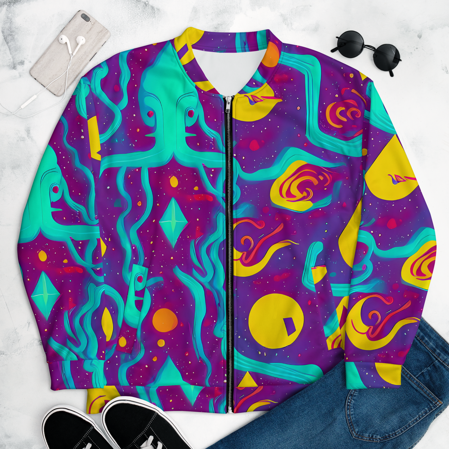 Bomber Jacket - Cosmic Current