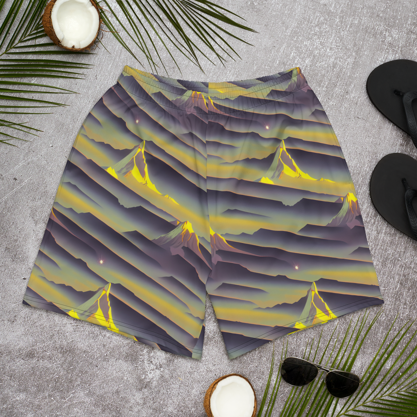 Men's Athletic Shorts - Surreal Summit