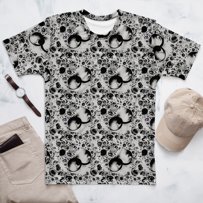 Men's Crew Neck T-Shirt - Crater Swirl