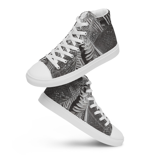 Women's High Top Canvas Shoes - Piranesi's Web