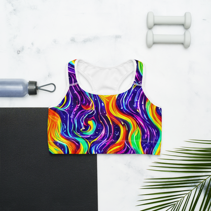 Sports Bra - Galactic Flames