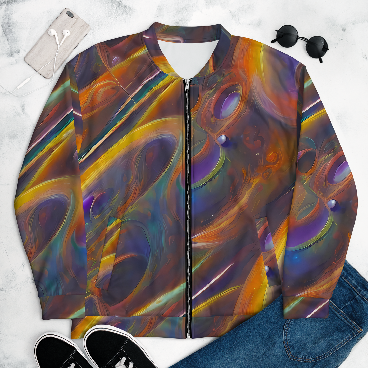 Bomber Jacket - Pre-Raphaelite Ripple