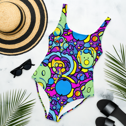 One-Piece Swimsuit - Enchanted Orbs