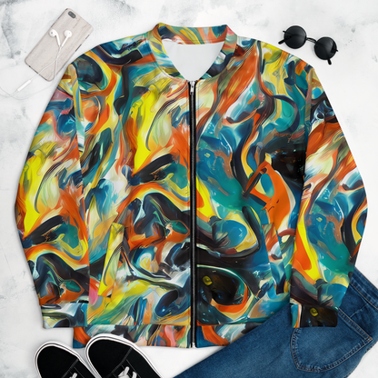 Bomber Jacket - Chromatic Vortex