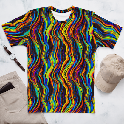 Men's Crew Neck T-Shirt - Celestial Waves