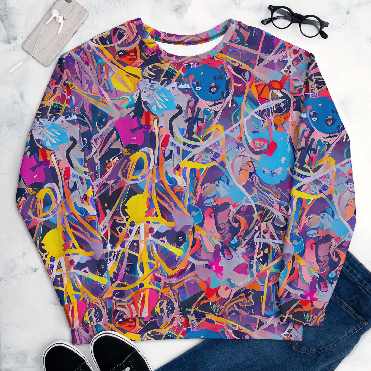 Sweatshirt - Vibrant Fusion