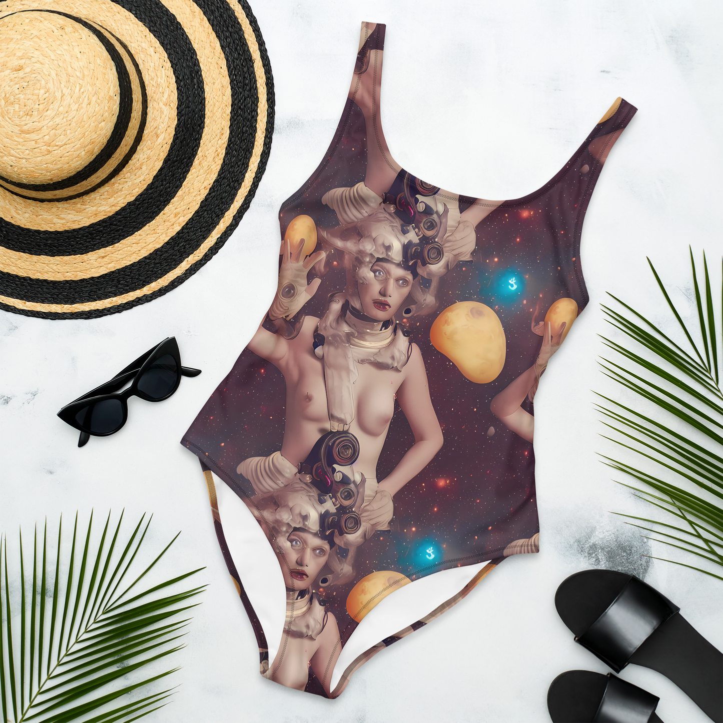 One-Piece Swimsuit - Nebula Siren