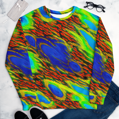 Sweatshirt - Vibrant Veinwork