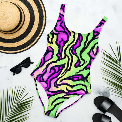 One-Piece Swimsuit - Mintchine Maze