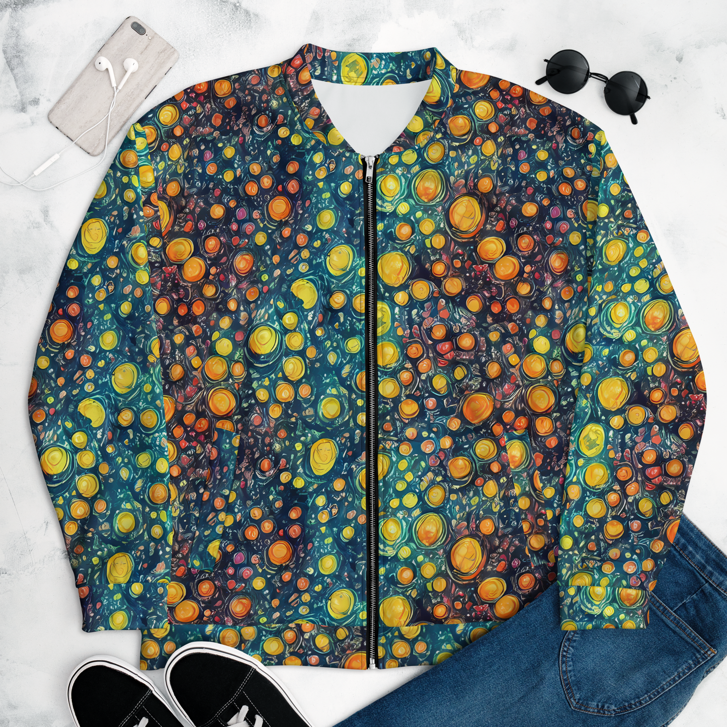 Bomber Jacket - Starry Orbits