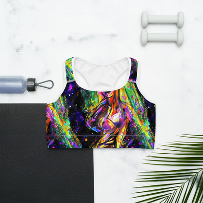 Sports Bra - Galactic Flamenco