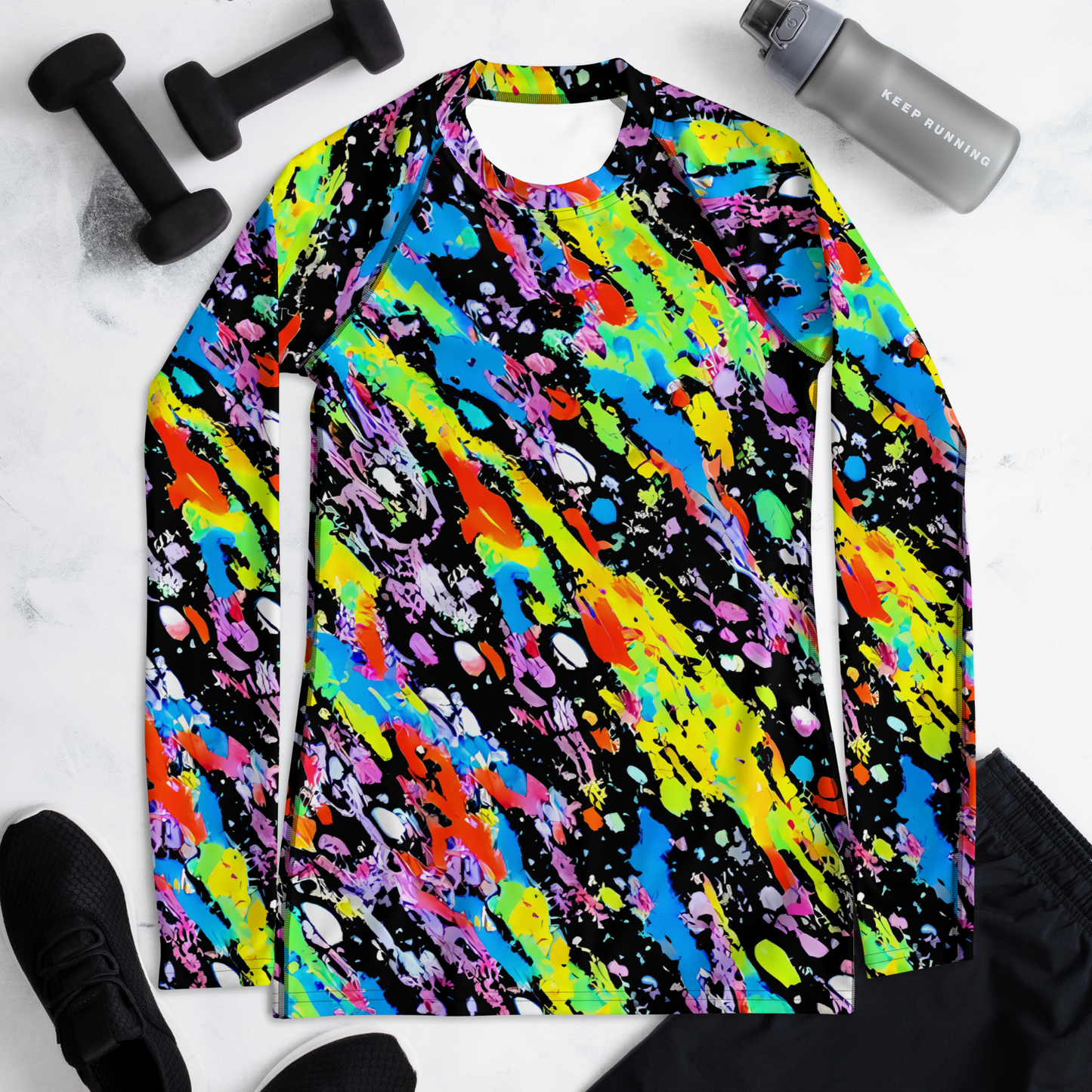 Women's Rash Guard - Pollock Pulse